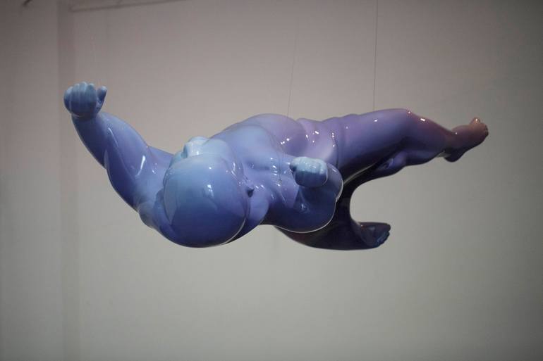 Original Art Deco Children Sculpture by Nikita Zigura