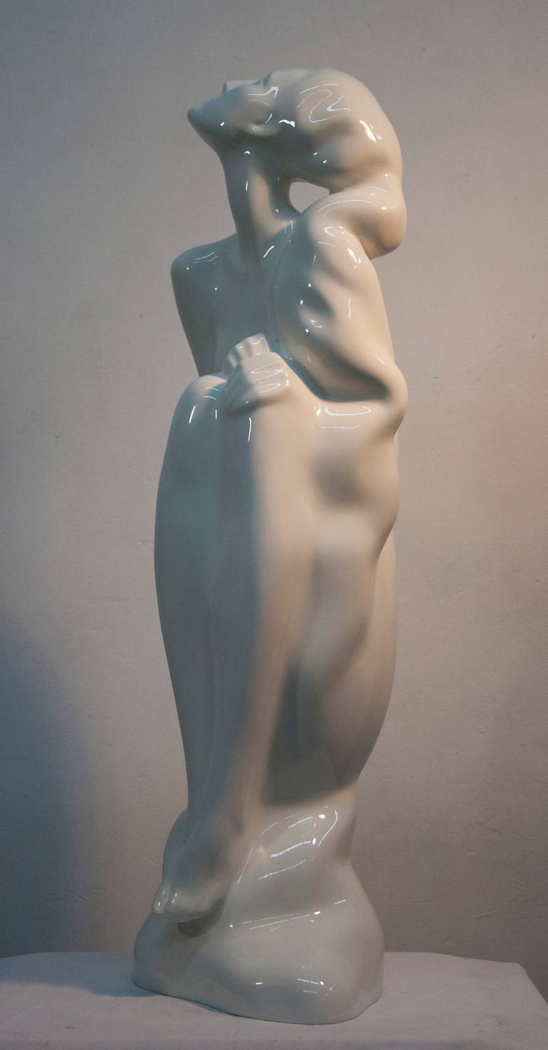 Original Art Deco Women Sculpture by Nikita Zigura