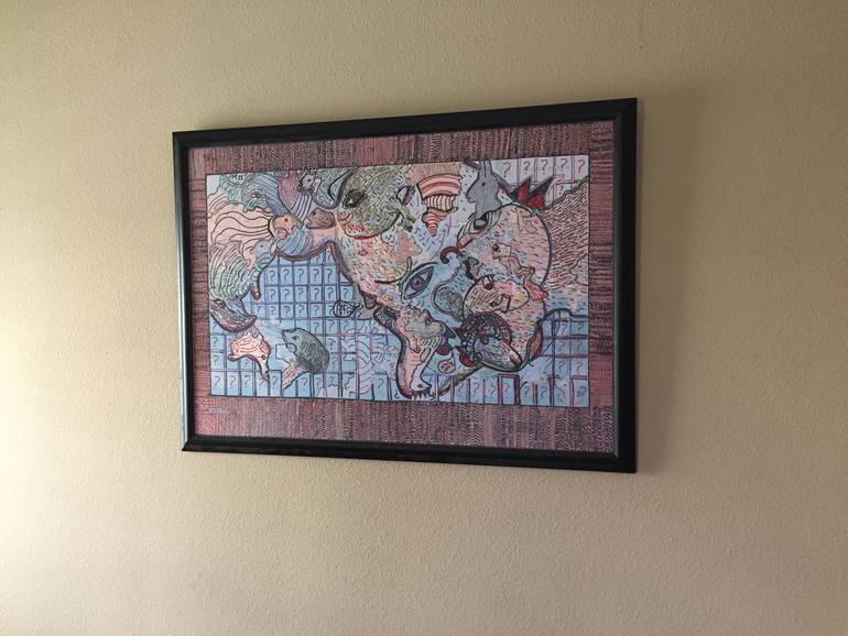 Original Figurative Abstract Painting by Michael Yorga