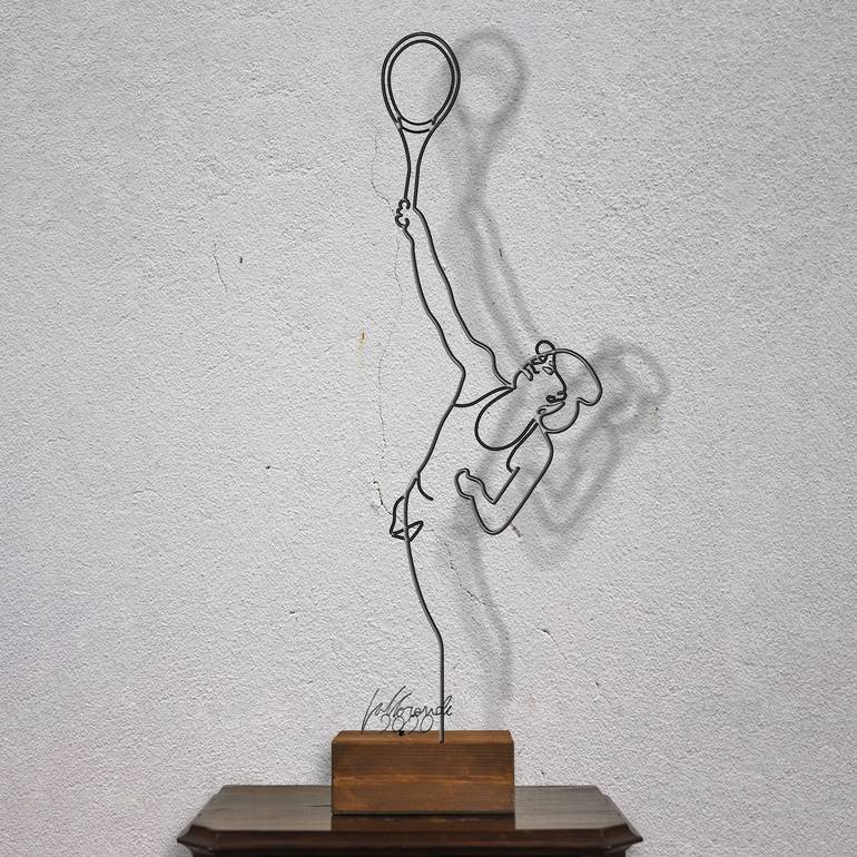 Original Sport Sculpture by Giancarlo Morandi