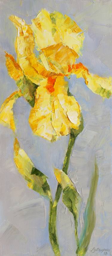 Print of Expressionism Floral Paintings by Iryna Lupashchenko