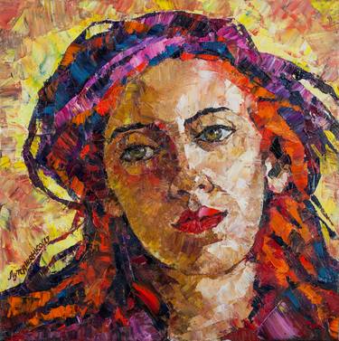 Original Expressionism Portrait Paintings by Iryna Lupashchenko