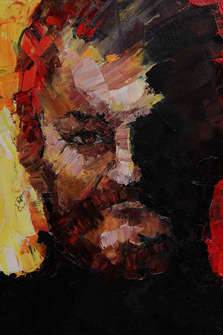 Original Art Deco People Painting by Iryna Lupashchenko