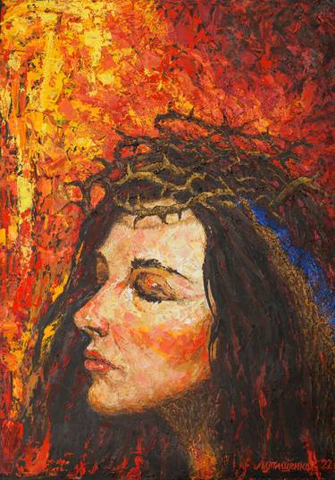 Print of Expressionism Portrait Paintings by Iryna Lupashchenko