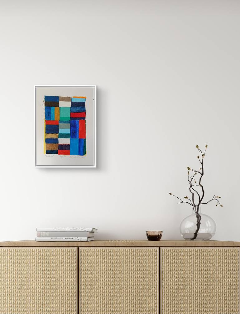 Original Color Field Painting Abstract Painting by Aleksandra Niemczyk