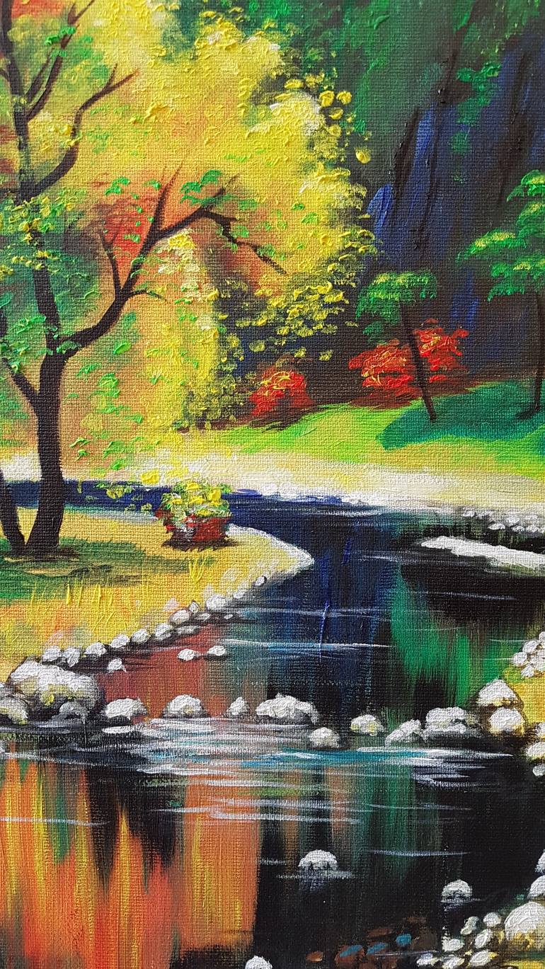 Original Realism Landscape Painting by Harun Ayhan