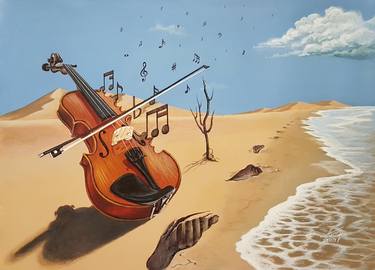 Print of Surrealism Music Paintings by Harun Ayhan