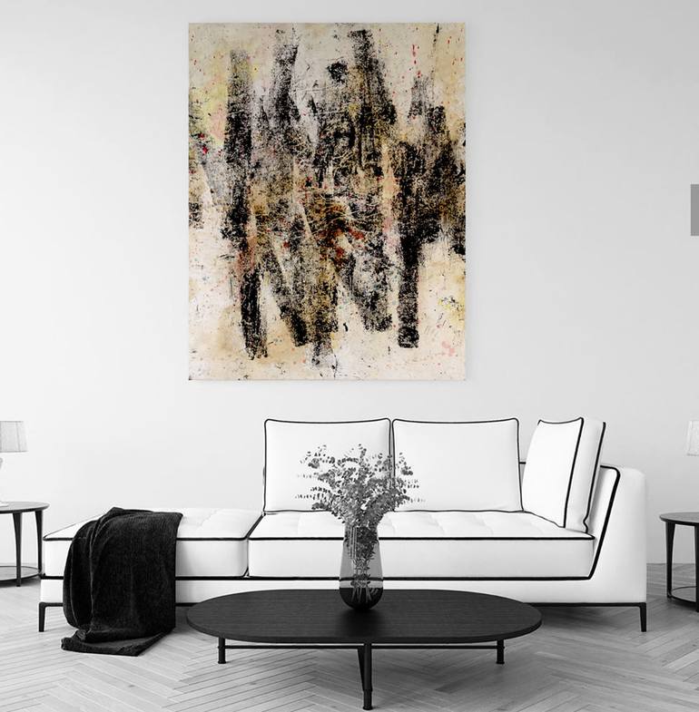 Original Abstract Expressionism Abstract Painting by Danica Ondrejovic