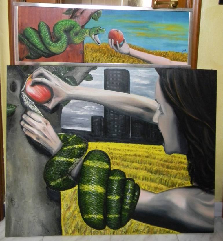 Original Figurative Fantasy Painting by Marzia Vincenza Ciliberto