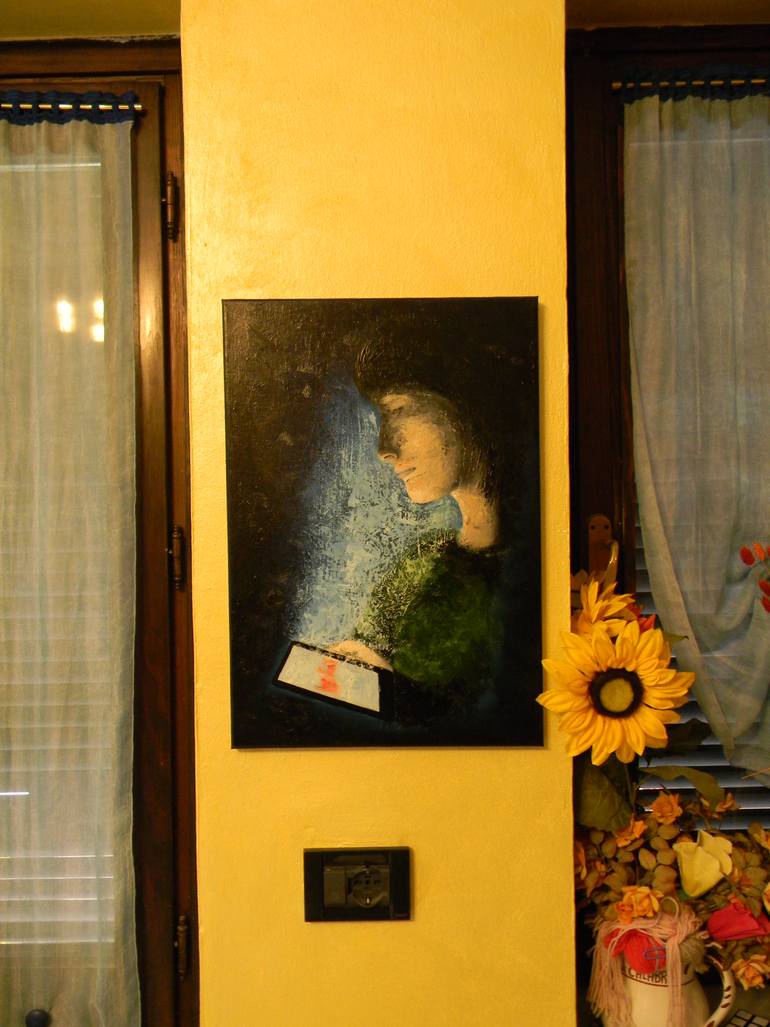 Original Figurative Light Painting by Marzia Vincenza Ciliberto