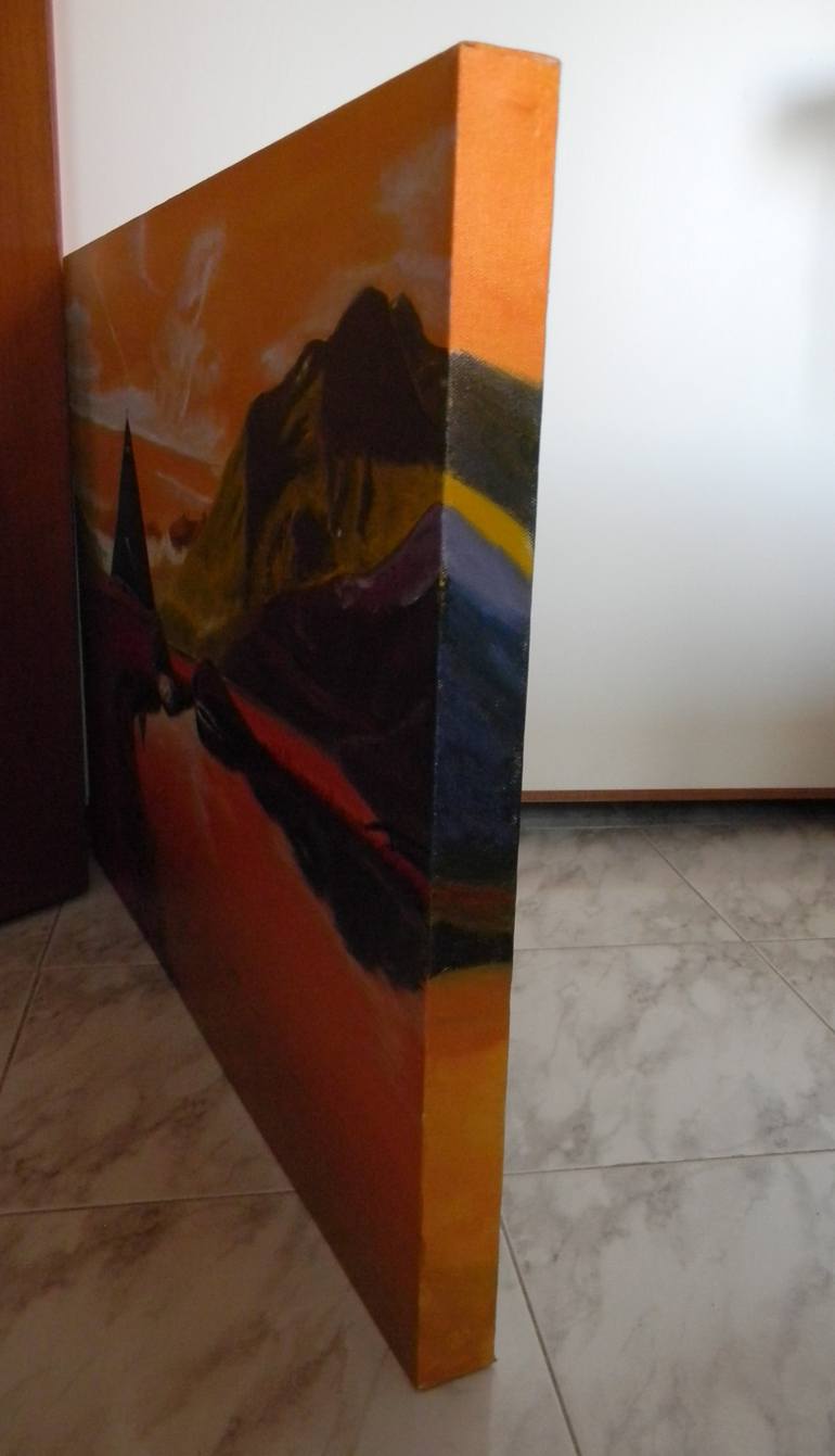 Original Expressionism Landscape Painting by Marzia Vincenza Ciliberto