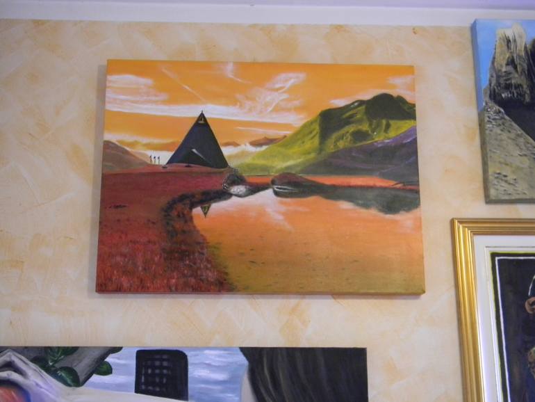 Original Expressionism Landscape Painting by Marzia Vincenza Ciliberto