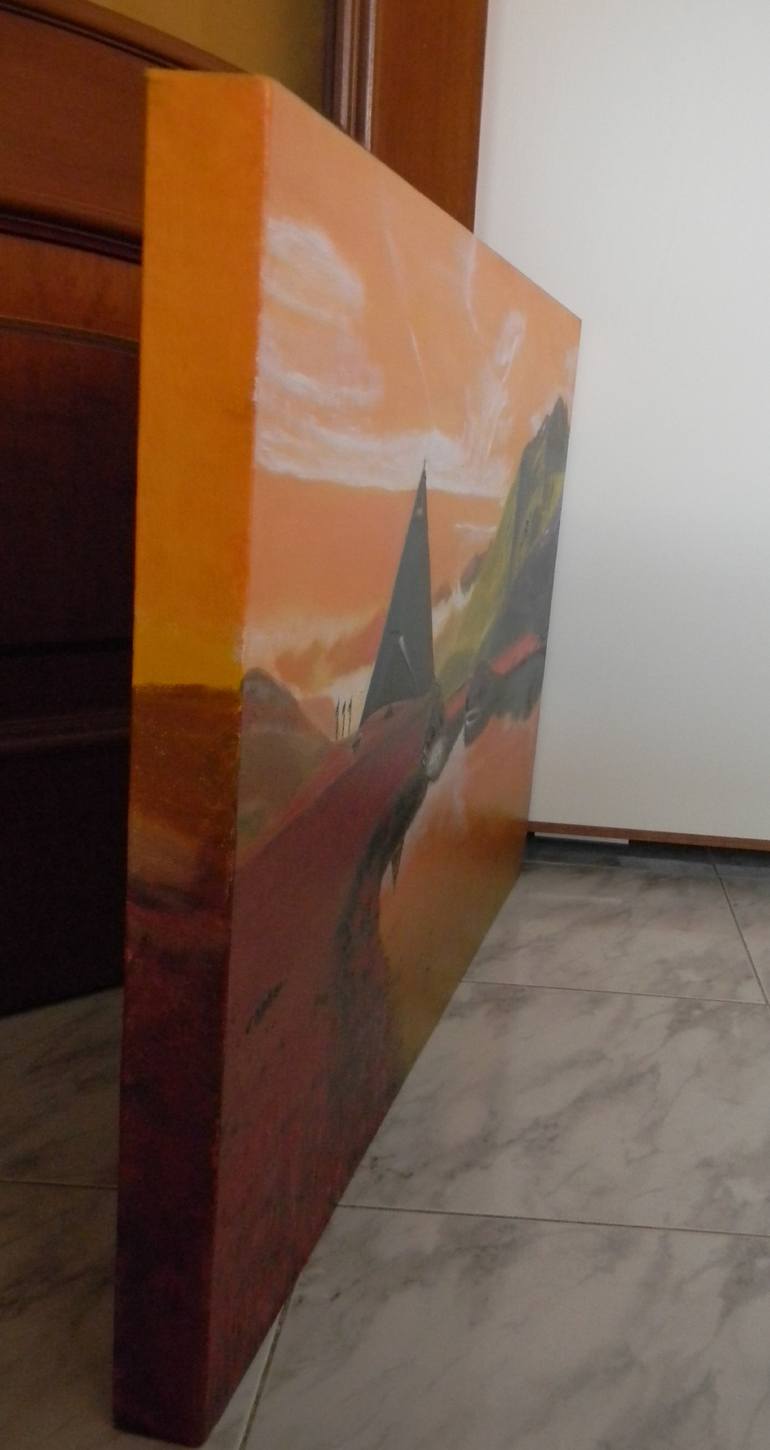 Original Expressionism Landscape Painting by Marzia Vincenza Ciliberto