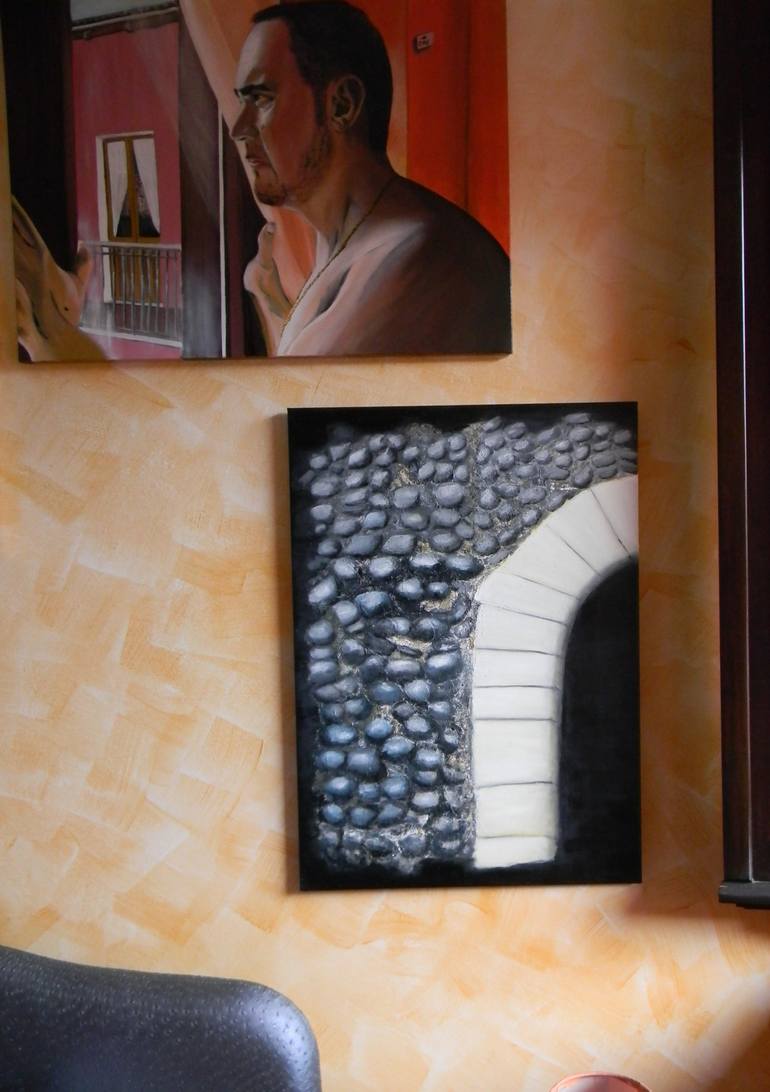 Original Figurative Architecture Painting by Marzia Vincenza Ciliberto