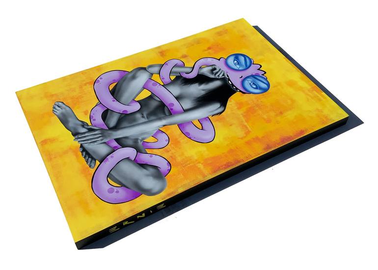 Original Graffiti Painting by Ernie Steiner