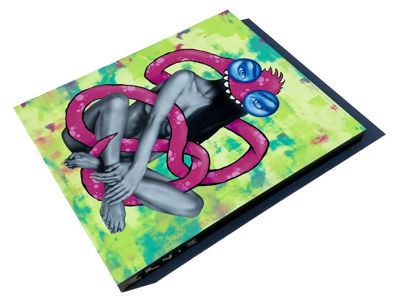 Original Figurative Pop Culture/Celebrity Painting by Ernie Steiner
