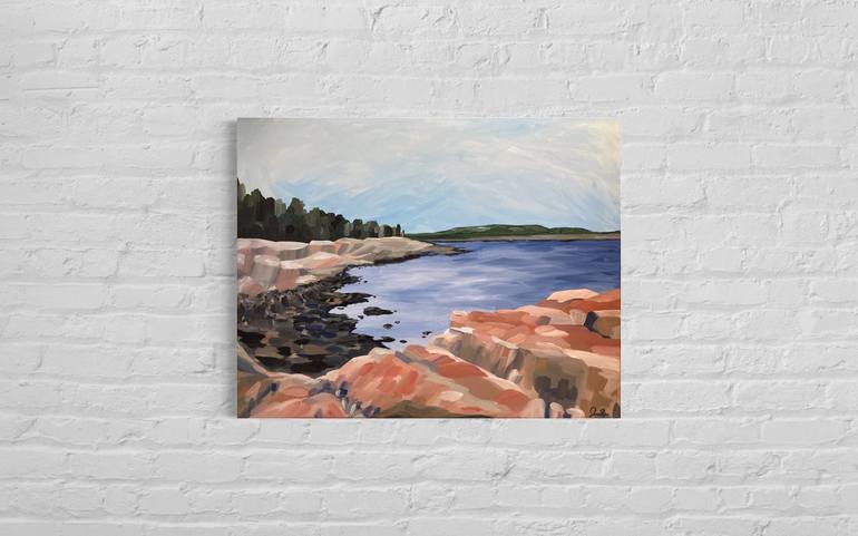 Original Fine Art Landscape Painting by Jessica Rose