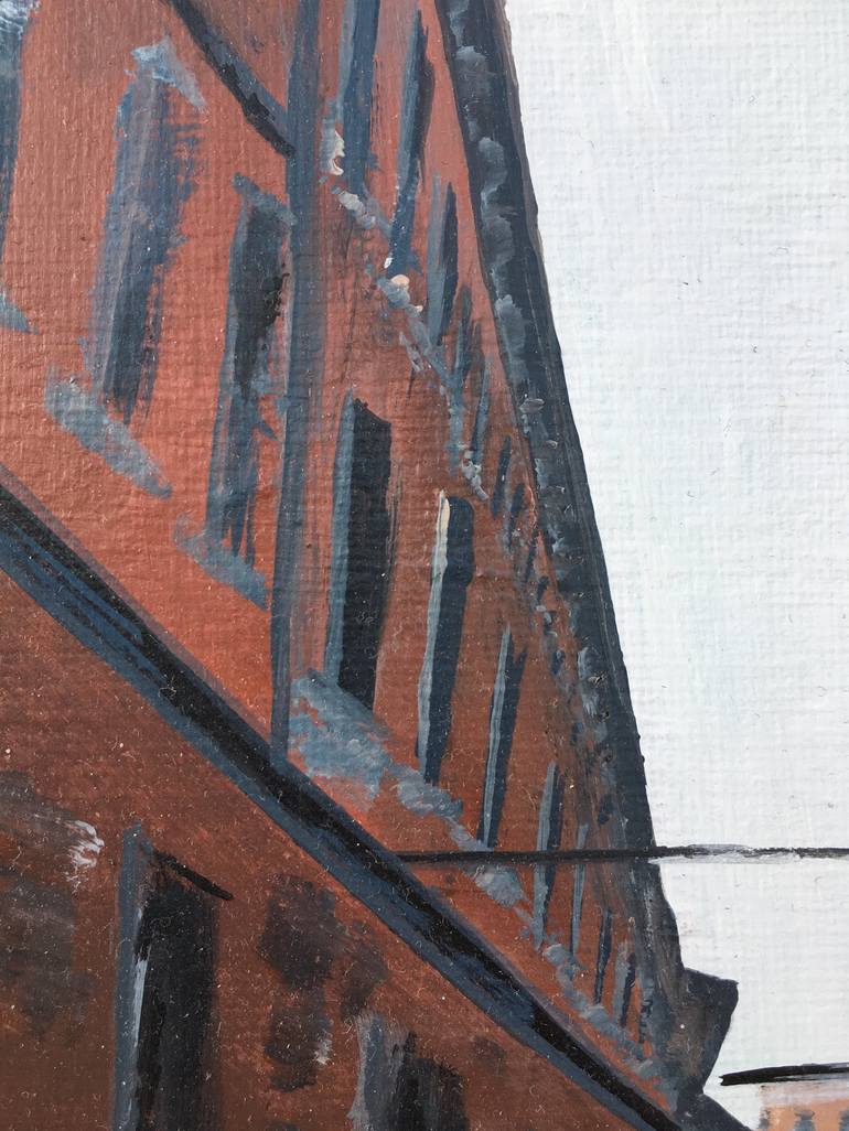 Original Fine Art Architecture Painting by Jessica Rose