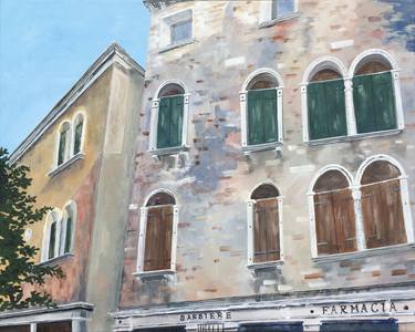 Original Architecture Paintings by Jessica Rose
