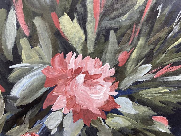 Original Fine Art Floral Painting by Jessica Rose