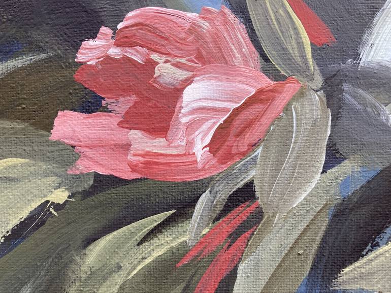 Original Fine Art Floral Painting by Jessica Rose