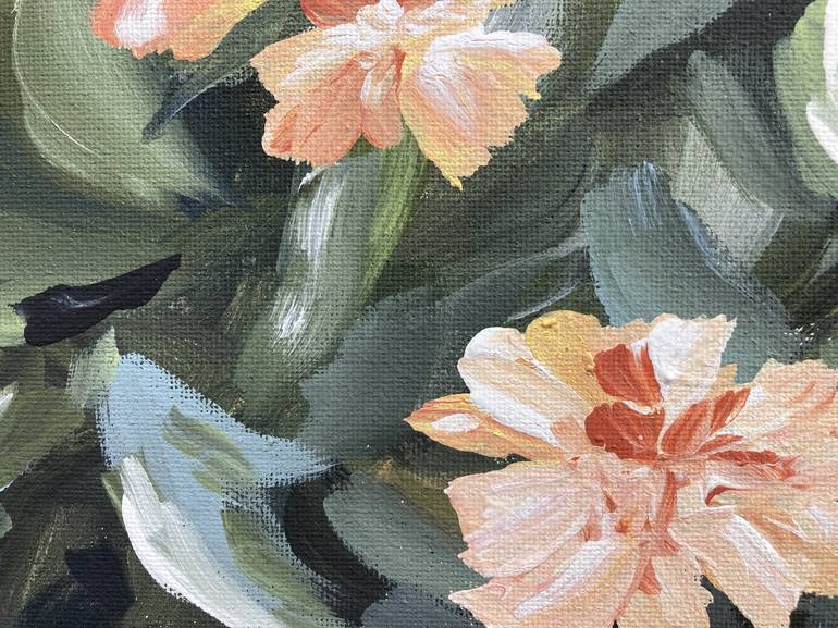 Original Fine Art Floral Painting by Jessica Rose