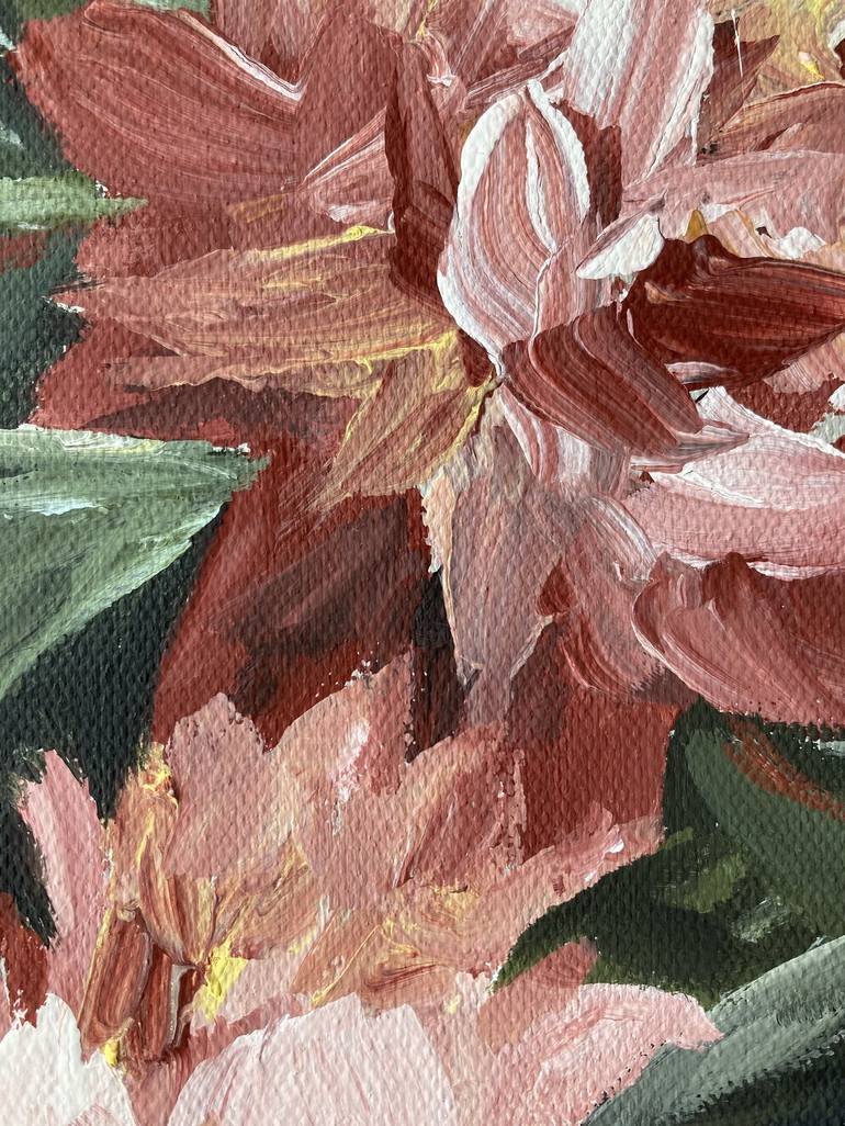 Original Figurative Floral Painting by Jessica Rose