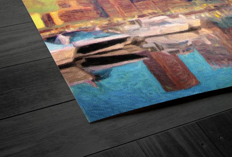 Original Impressionism Cities Painting by Taylan Soyturk