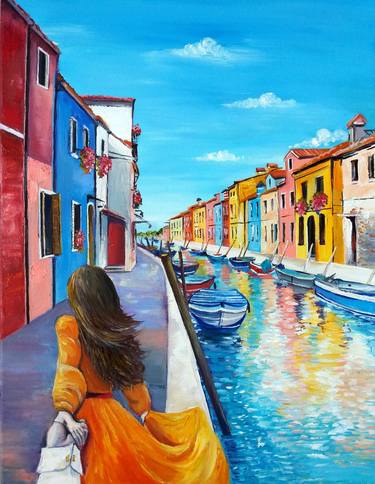 Print of Impressionism Travel Paintings by Olena Hontar