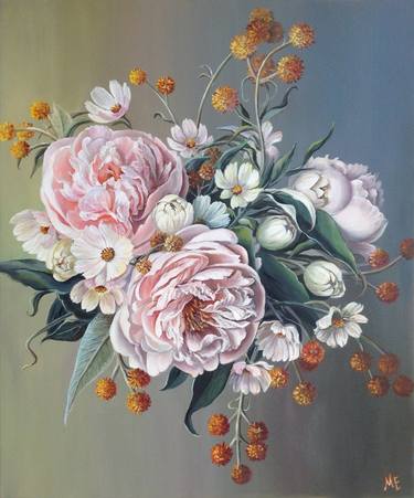 Original Floral Paintings by Olena Hontar