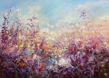 Original Impressionism Floral Paintings by Olena Hontar