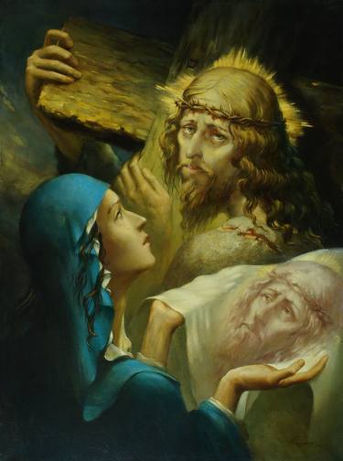 Print of Realism Religious Paintings by Iryna Somyk-Ponomarenko