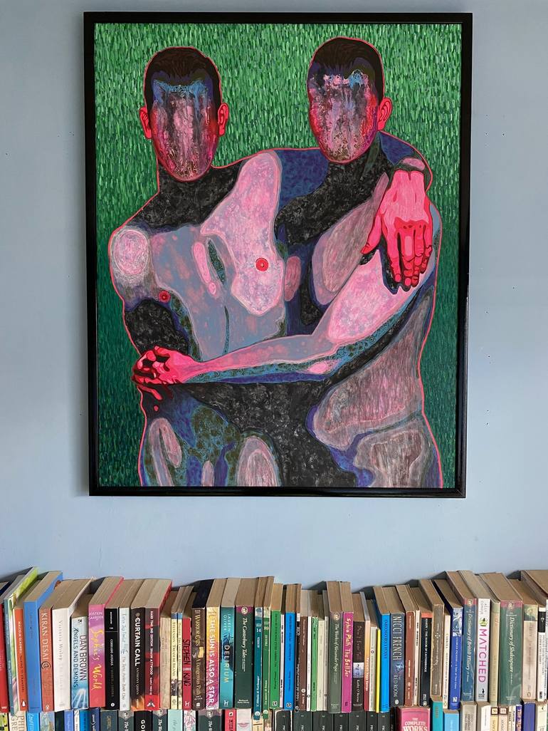 Original Figurative Men Painting by Stefano Pallara