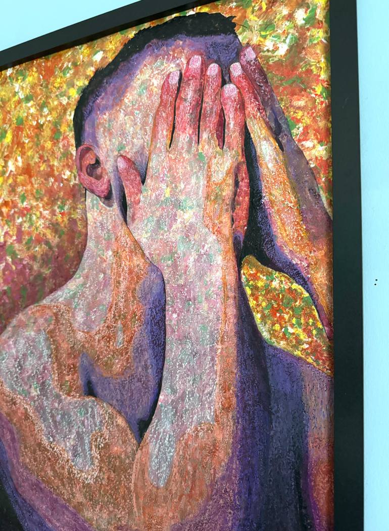 Original Figurative Men Painting by Stefano Pallara