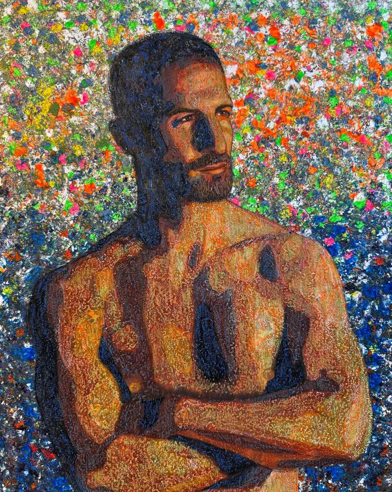 Original Figurative Men Painting by Stefano Pallara