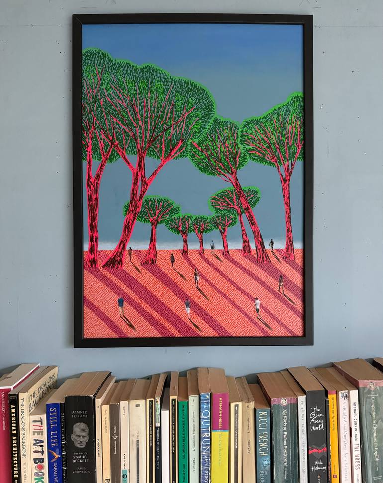Original Figurative Landscape Painting by Stefano Pallara