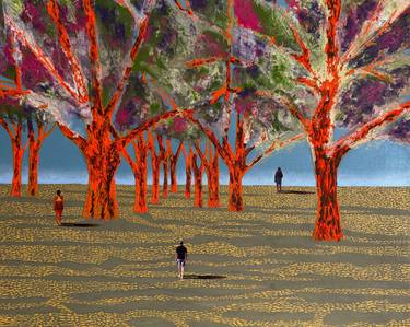 Original Figurative Landscape Painting by Stefano Pallara