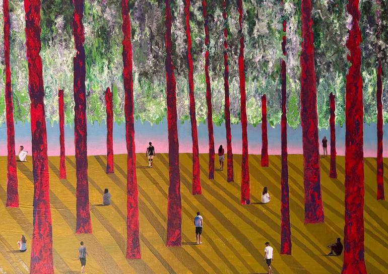Original Landscape Painting by Stefano Pallara | Figurative Art on Canvas | What You Love the Most, Will Hurt You the Most