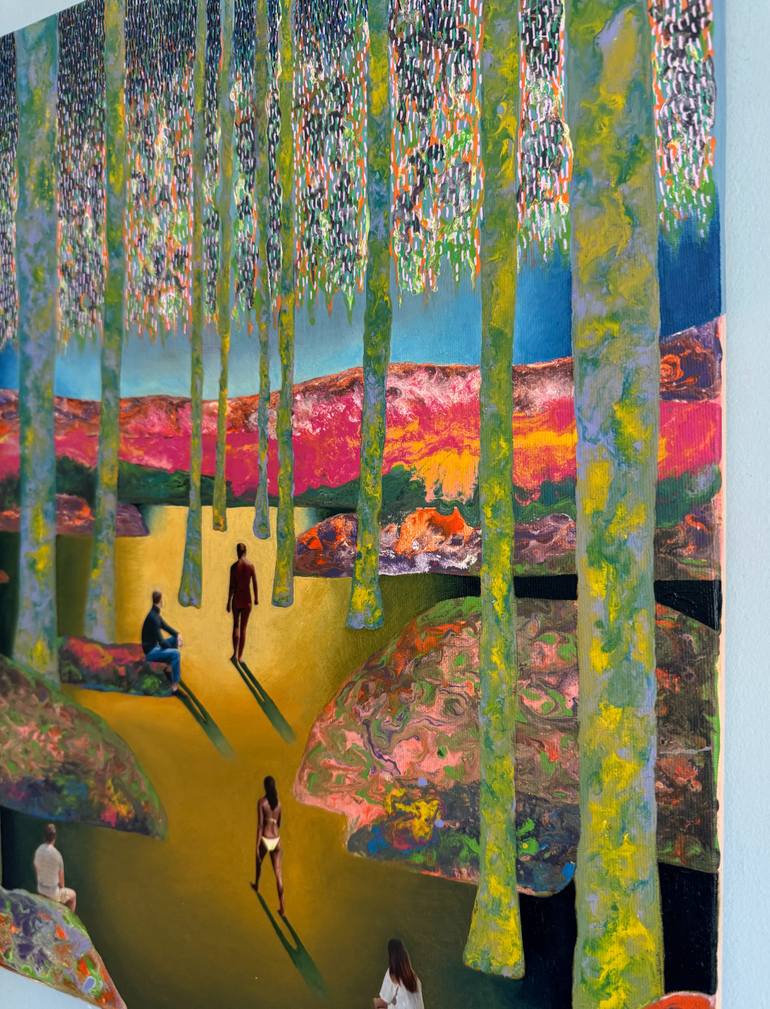 Original Figurative Landscape Painting by Stefano Pallara
