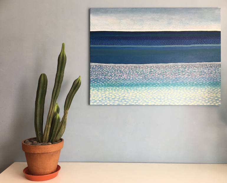 Original Impressionism Seascape Painting by Stefano Pallara