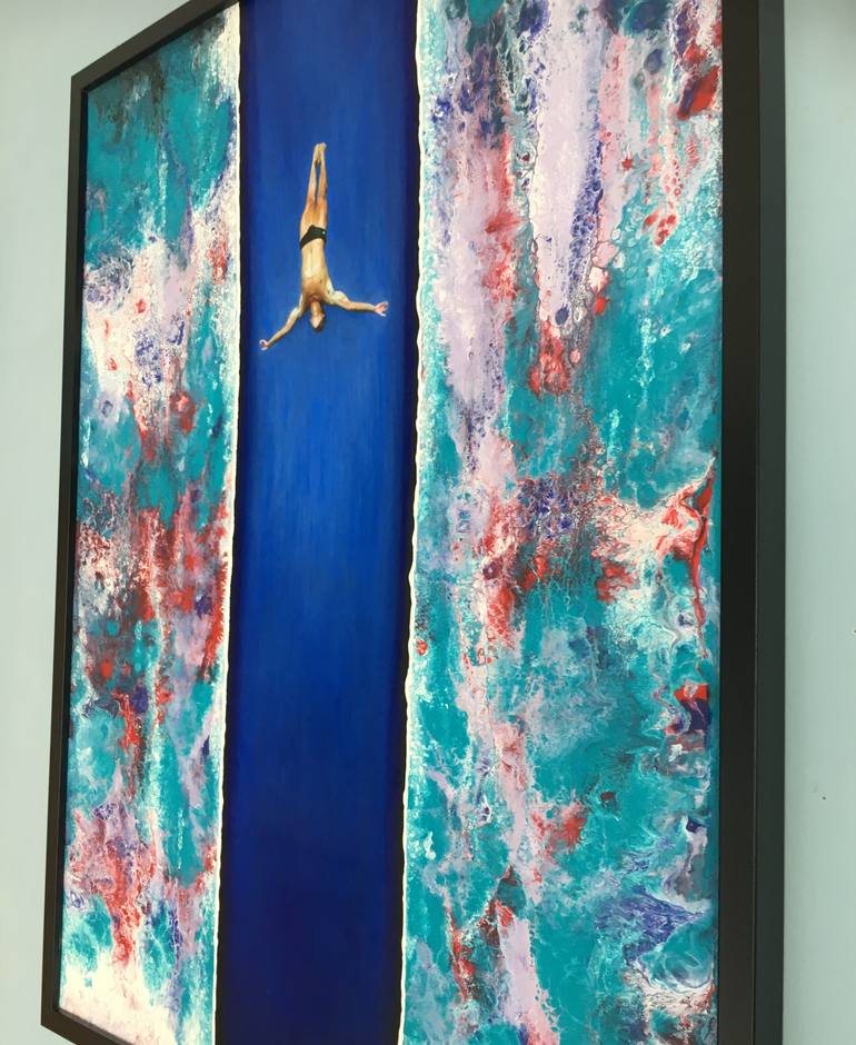 Original Surrealism Seascape Painting by Stefano Pallara