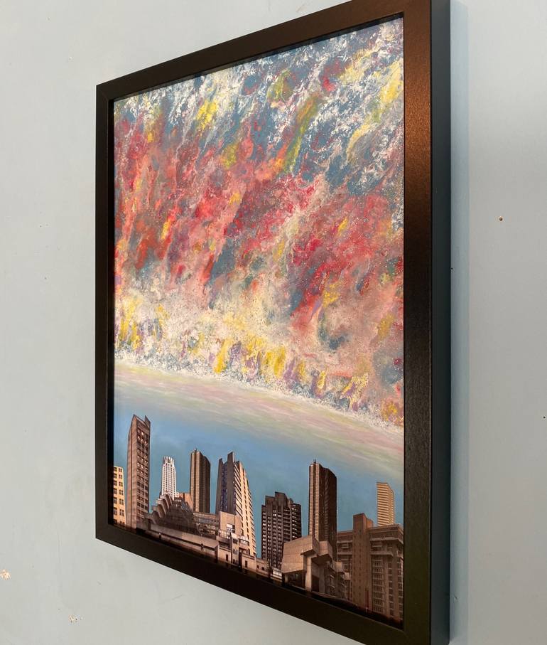 Original Surrealism Architecture Painting by Stefano Pallara