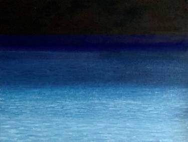 Original Minimalism Seascape Paintings by Stefano Pallara