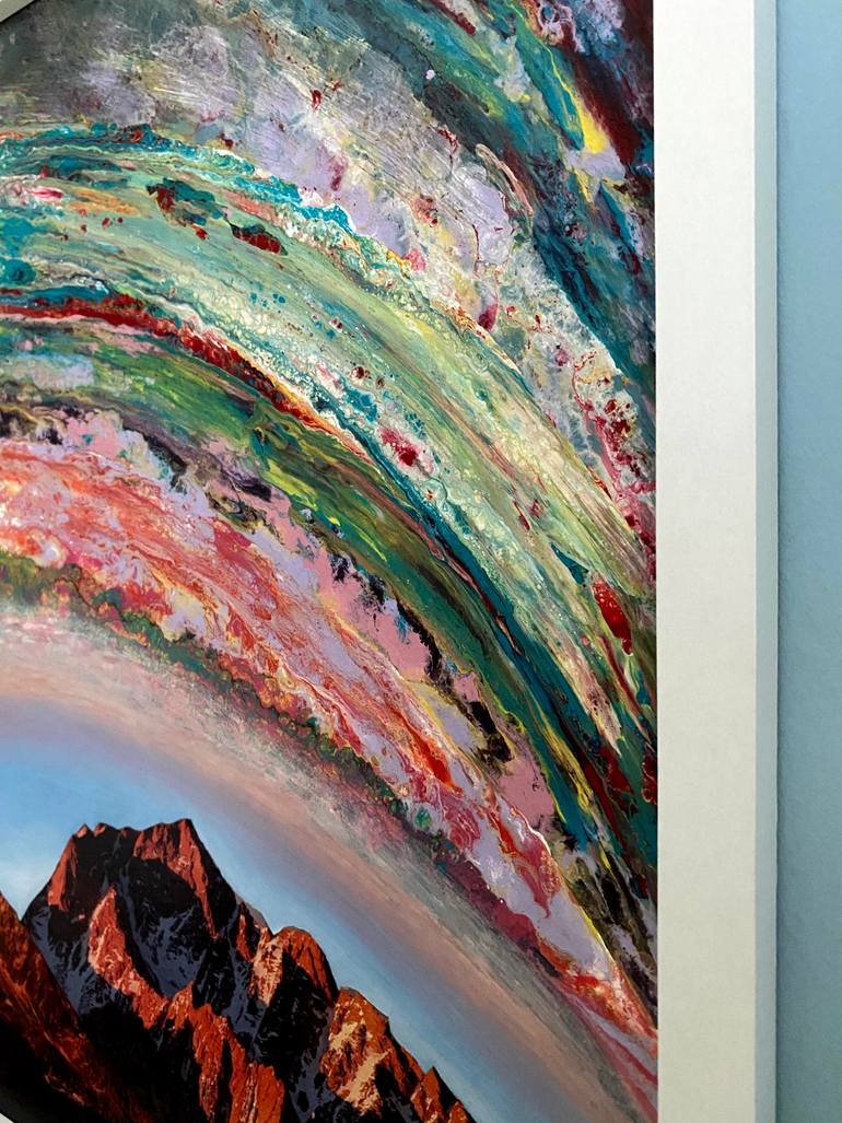 Original Surrealism Landscape Painting by Stefano Pallara
