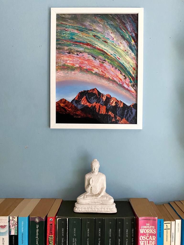 Original Surrealism Landscape Painting by Stefano Pallara