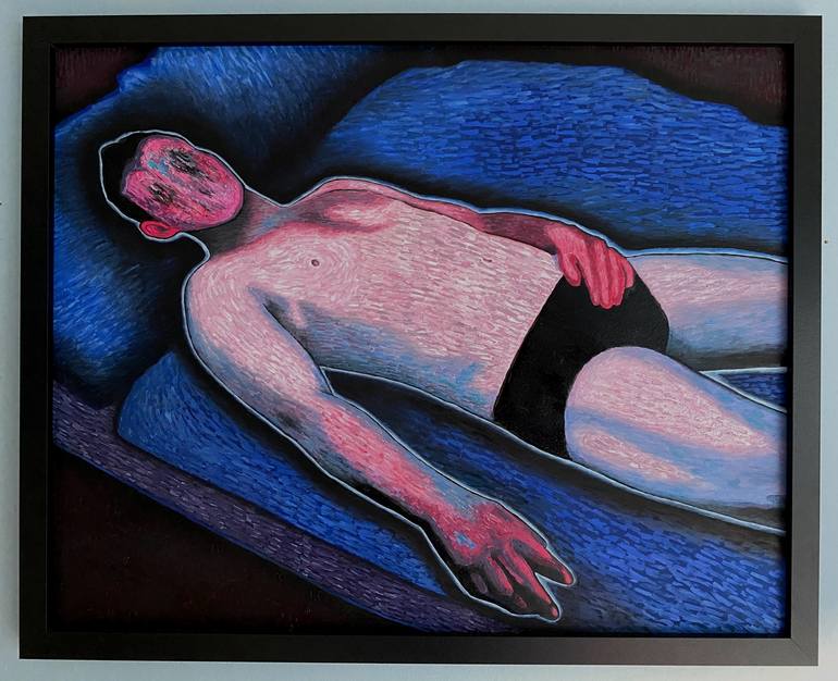 Original Figurative Nude Painting by Stefano Pallara