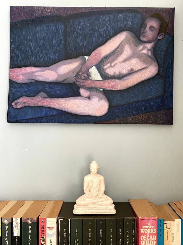 Original Figurative Nude Painting by Stefano Pallara