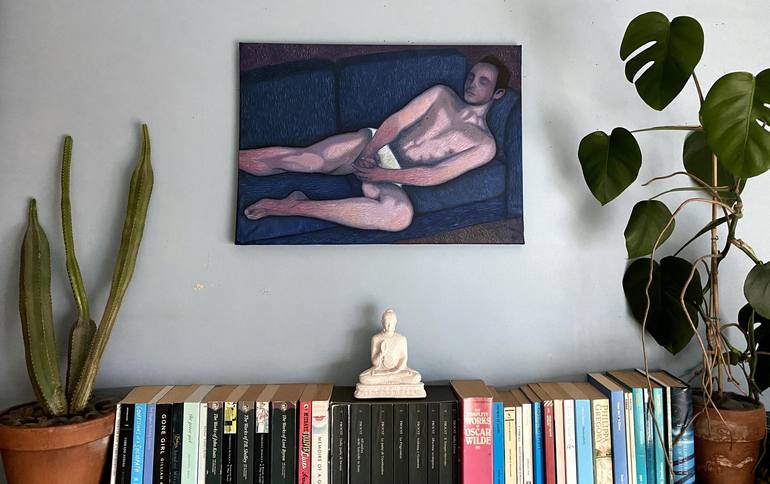 Original Figurative Nude Painting by Stefano Pallara