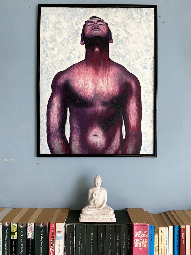 Original Figurative Men Painting by Stefano Pallara