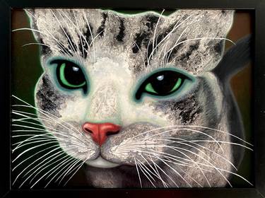 Print of Cats Paintings by Stefano Pallara